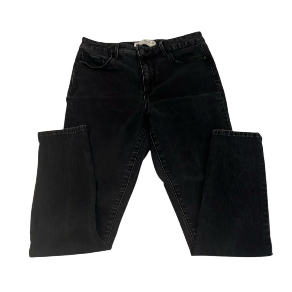 Social Standard by Sanctuary size 6/28 high rise black skinny jeans EUC